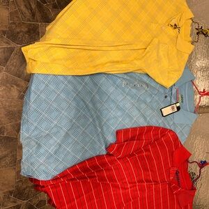 Izod Men's Polo Shirts - Yellow, Blue, Red